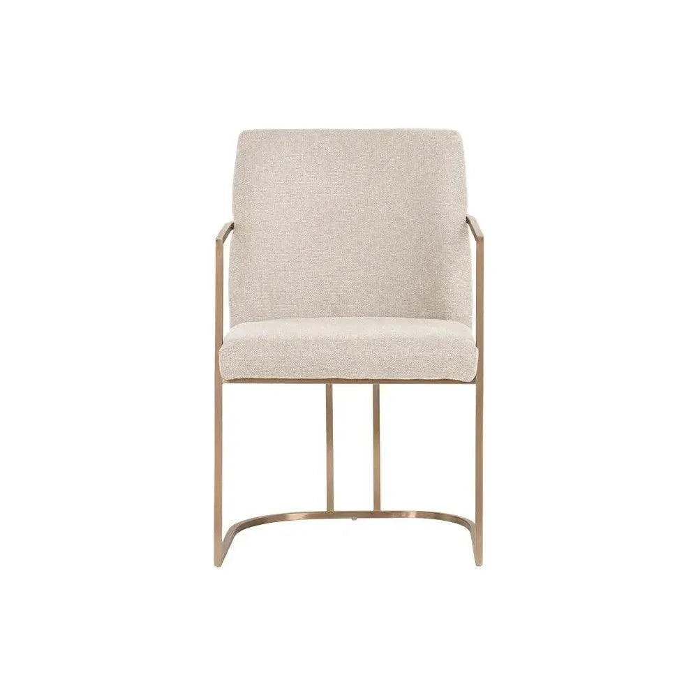 Rayla Beige Dining Chair - LOOMLAN - SUNPAN - Dining Chairs