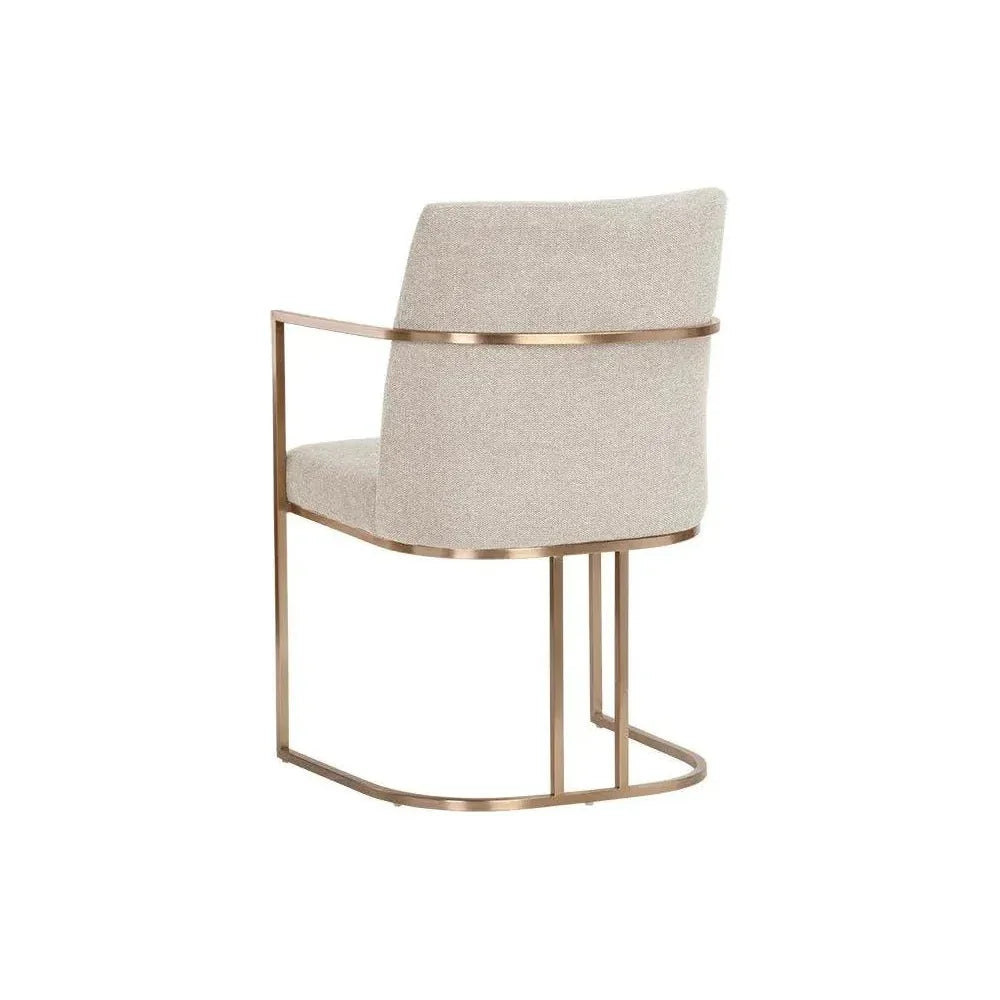 Rayla Beige Dining Chair - LOOMLAN - SUNPAN - Dining Chairs