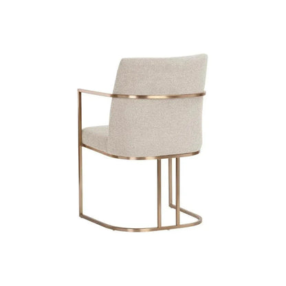 Rayla Beige Dining Chair - LOOMLAN - SUNPAN - Dining Chairs