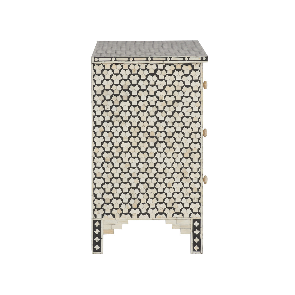 Raymond Four Drawers Cream Chest