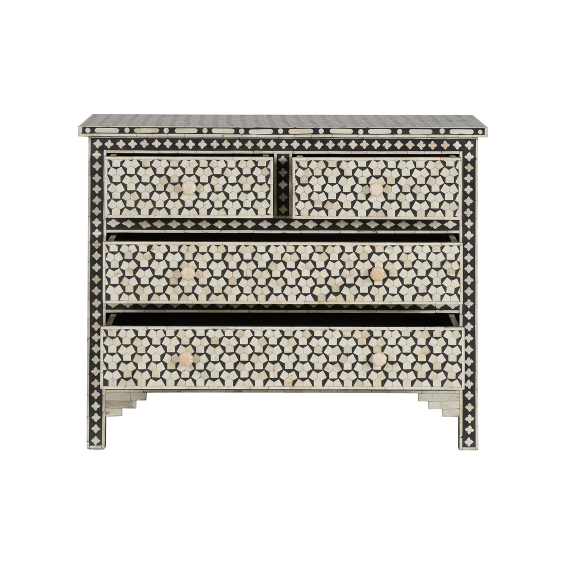 Raymond Four Drawers Cream Chest