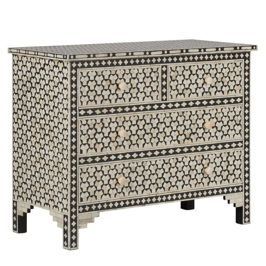 Raymond Four Drawers Cream Chest