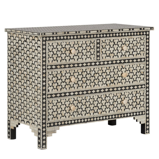 Raymond Four Drawers Cream Chest