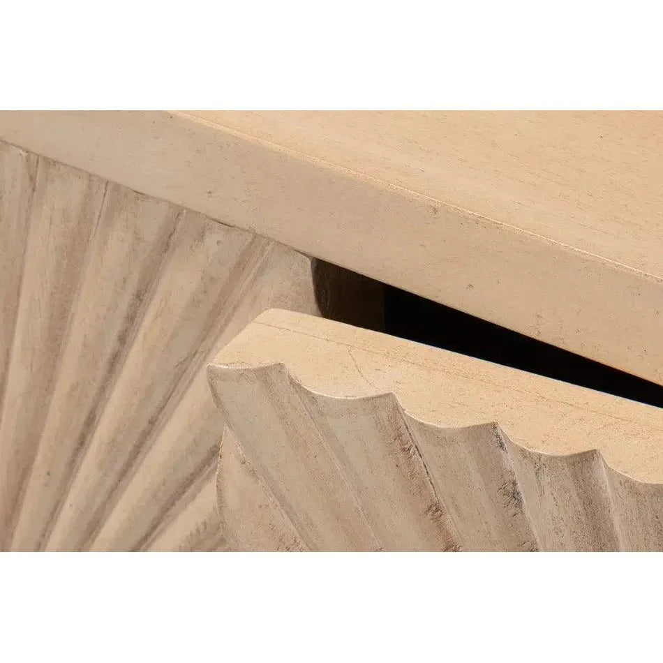 Rayon Four Door Cabinet For Living Room - LOOMLAN - Sarreid - Sideboards