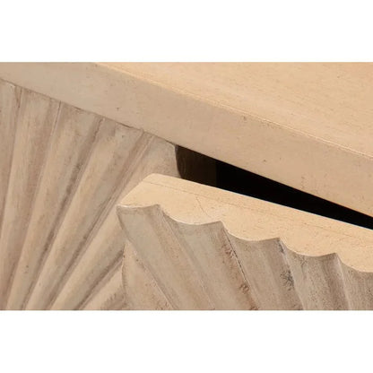 Rayon Four Door Cabinet For Living Room - LOOMLAN - Sarreid - Sideboards