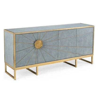 Ray's Edge Four Door Cabinet - LOOMLAN - Wildwood - Accent Cabinets