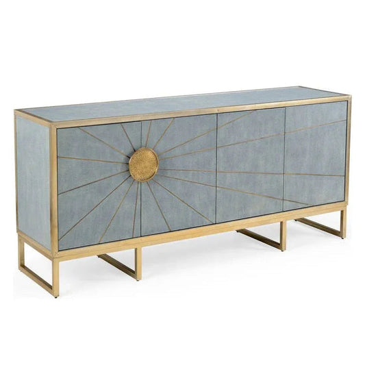 Ray's Edge Four Door Cabinet - LOOMLAN - Wildwood - Accent Cabinets