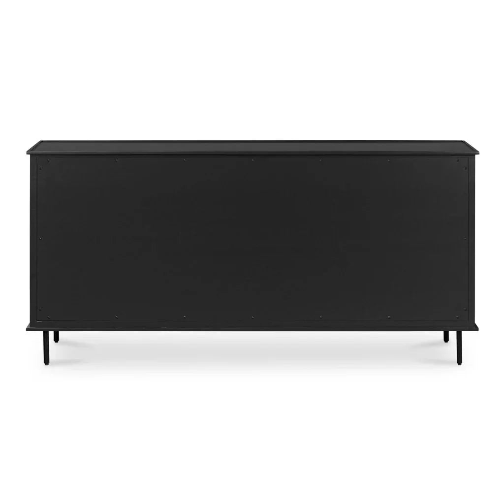 Reagan Acacia Top Six Drawer Dresser - LOOMLAN - Moe's Home - Dressers