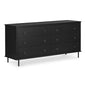 Reagan Acacia Top Six Drawer Dresser - LOOMLAN - Moe's Home - Dressers