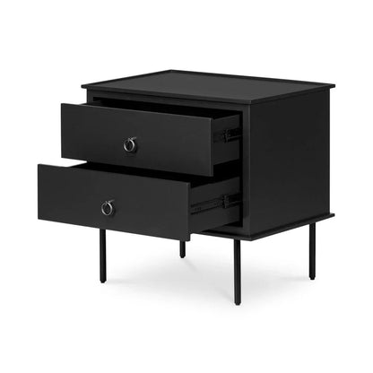 Reagan Soft Close Drawer Nightstand - LOOMLAN - Moe's Home - Nightstands