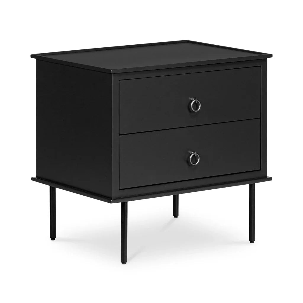 Reagan Soft Close Drawer Nightstand - LOOMLAN - Moe's Home - Nightstands