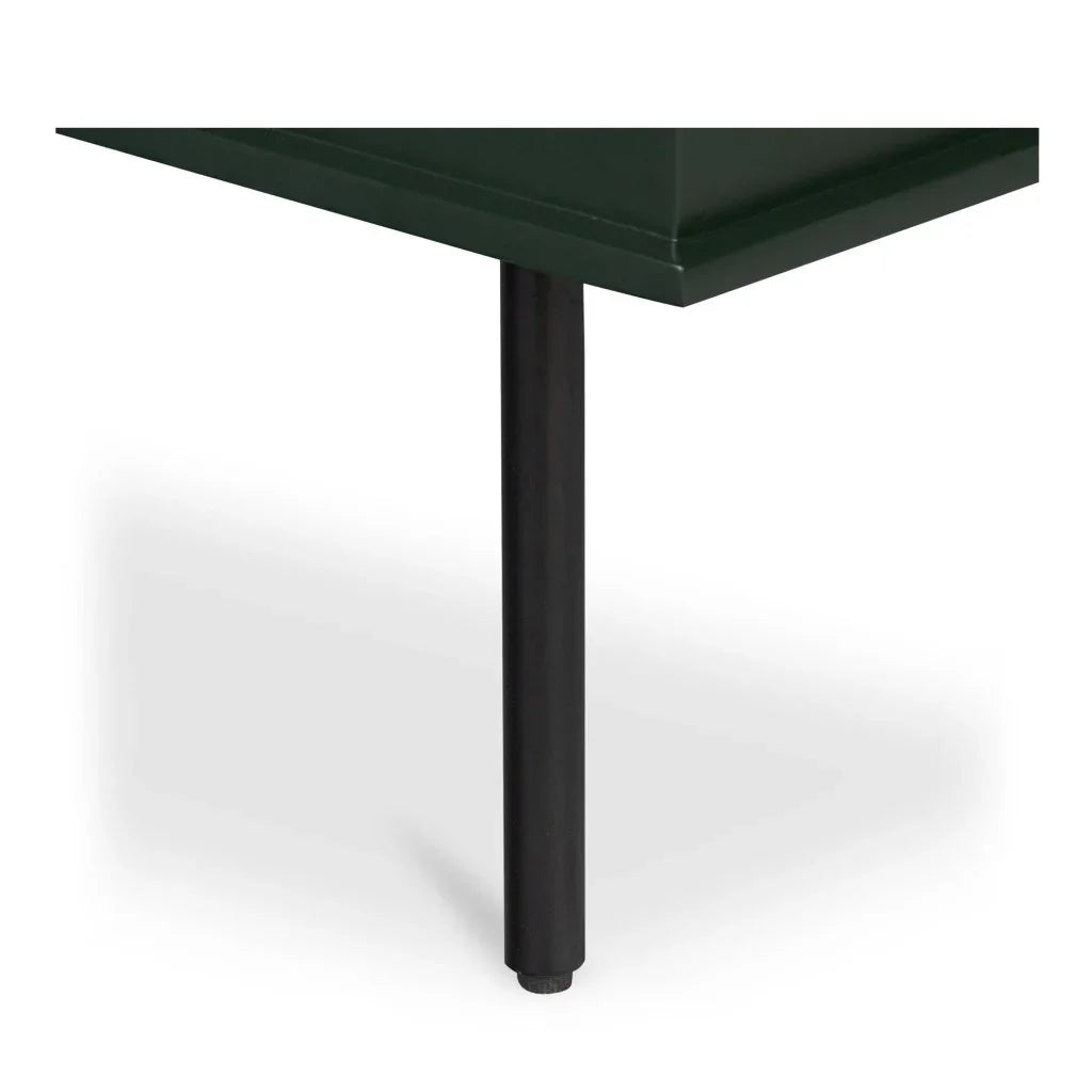 Reagan Three Drawer Wood Nightstand - LOOMLAN - Moe's Home - Nightstands