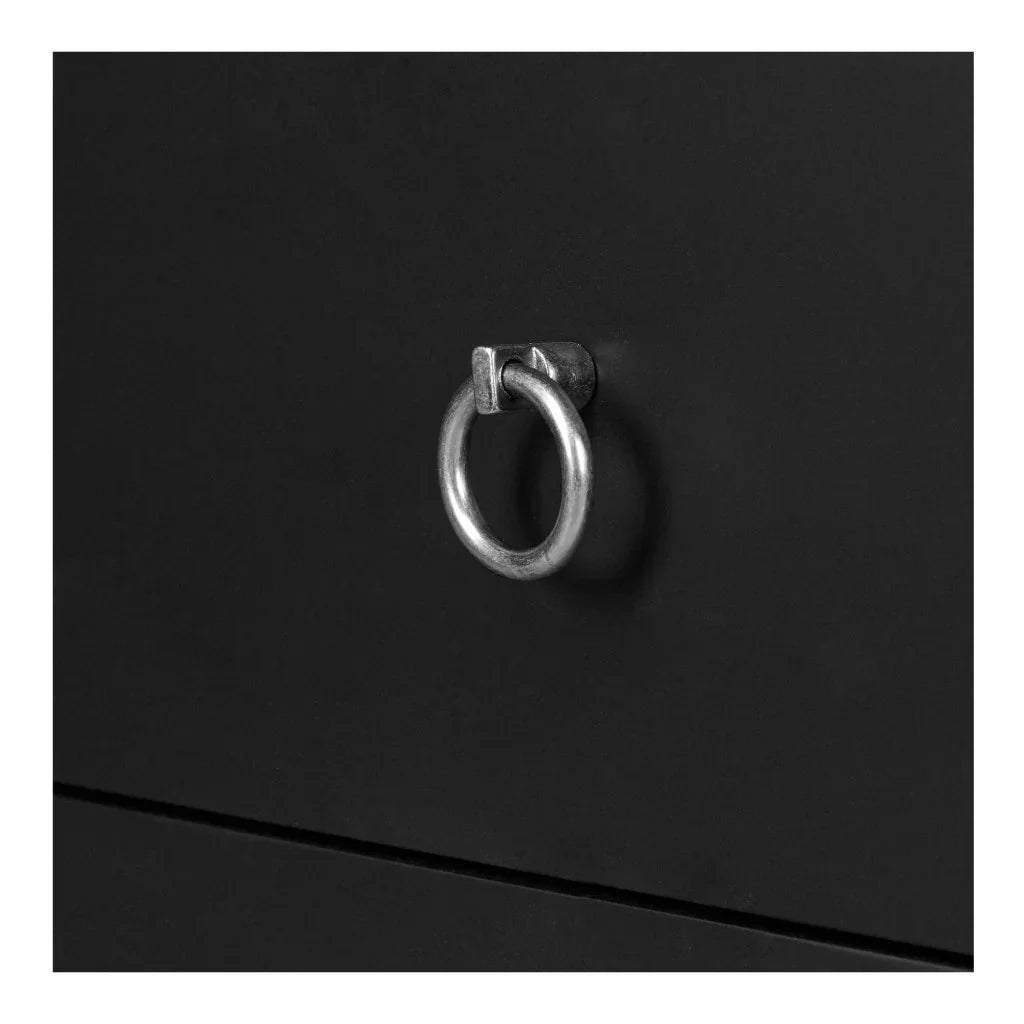 Reagan Three Drawer Wood Nightstand - LOOMLAN - Moe's Home - Nightstands