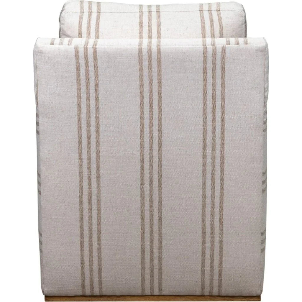 Rebecca Timeless Style Leather Swivel Chair - LOOMLAN - Olivia + Quinn - Club Chairs