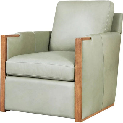 Rebecca Timeless Style Leather Swivel Chair - LOOMLAN - Olivia + Quinn - Club Chairs