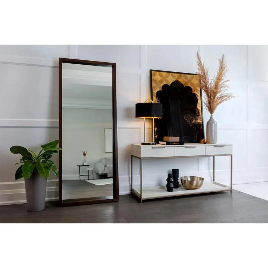 Rebel Rectangular Console Table With Drawers - LOOMLAN - SUNPAN - Console Tables