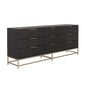 Rebel Solid Wood Dresser on Stand - LOOMLAN - SUNPAN - Dressers