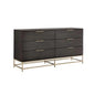Rebel Solid Wood Dresser on Stand - LOOMLAN - SUNPAN - Dressers