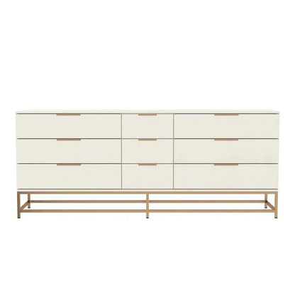 Rebel Solid Wood Dresser on Stand - LOOMLAN - SUNPAN - Dressers