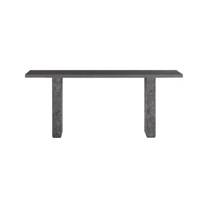 Rebel Wood Topped Rectangular Console Table - LOOMLAN - SUNPAN - Console Tables