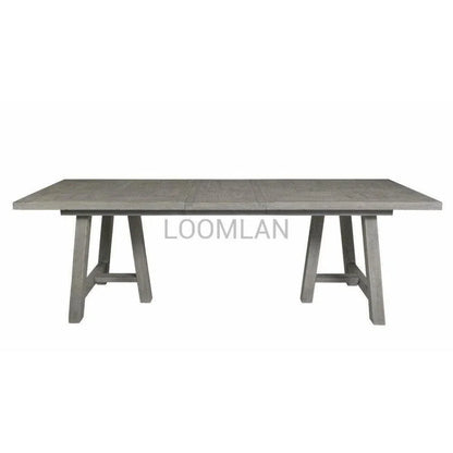 Reclaimed Pine Wood Serenity Rectangular Dining Table-Dining Tables-Palmetto Home-LOOMLAN