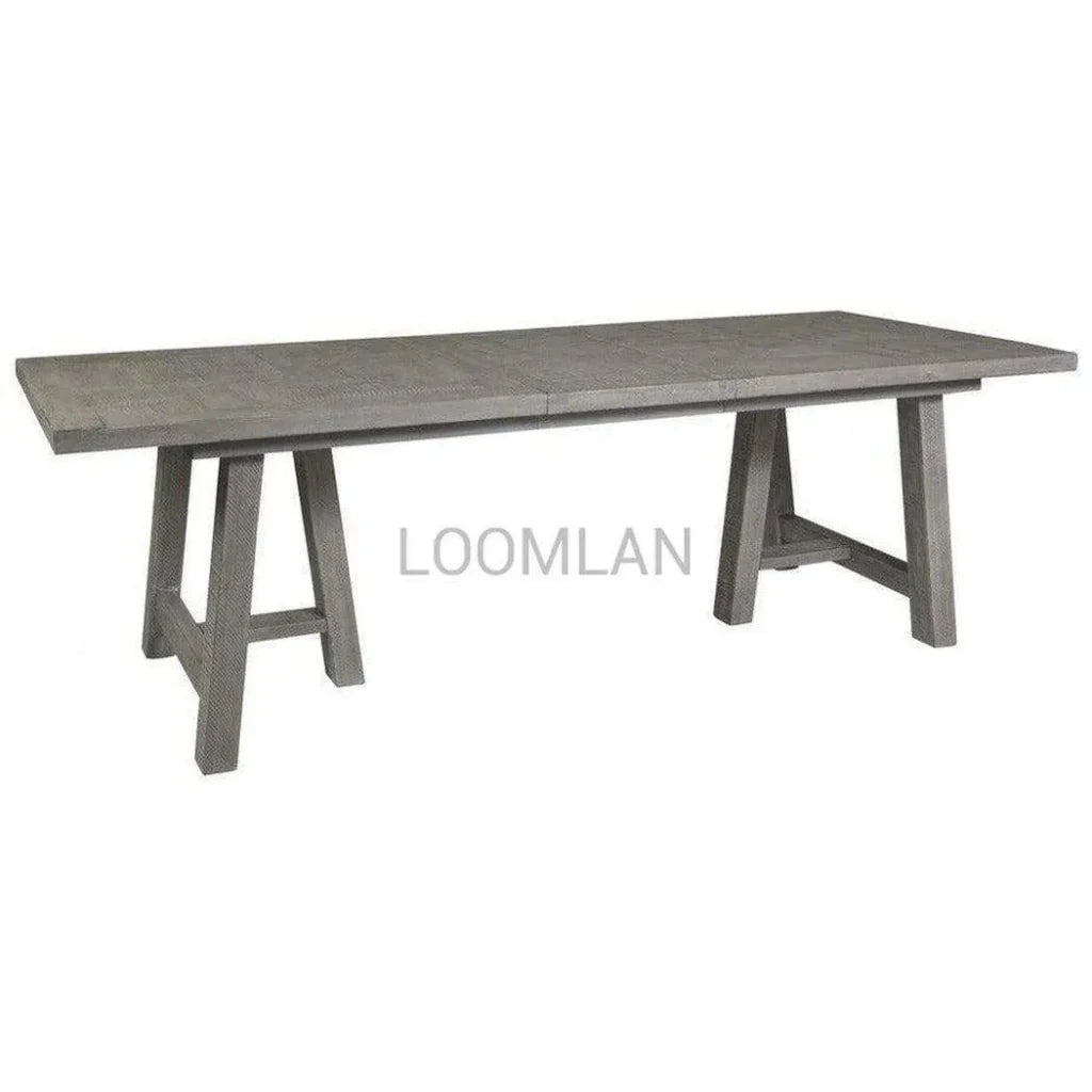 Reclaimed Pine Wood Serenity Rectangular Dining Table-Dining Tables-Palmetto Home-LOOMLAN