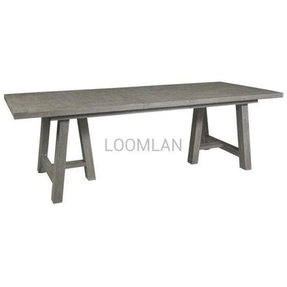 Reclaimed Pine Wood Serenity Rectangular Dining Table-Dining Tables-Palmetto Home-LOOMLAN