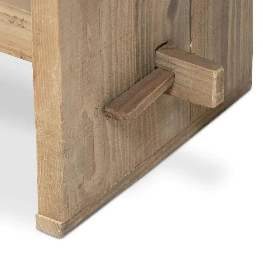 Reclaimed Teak Outdoor High Table Seats 10-Outdoor Counter Tables-Artesia-LOOMLAN