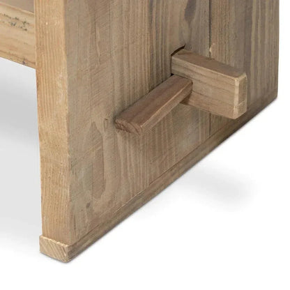 Reclaimed Teak Outdoor High Table Seats 10-Outdoor Counter Tables-Artesia-LOOMLAN