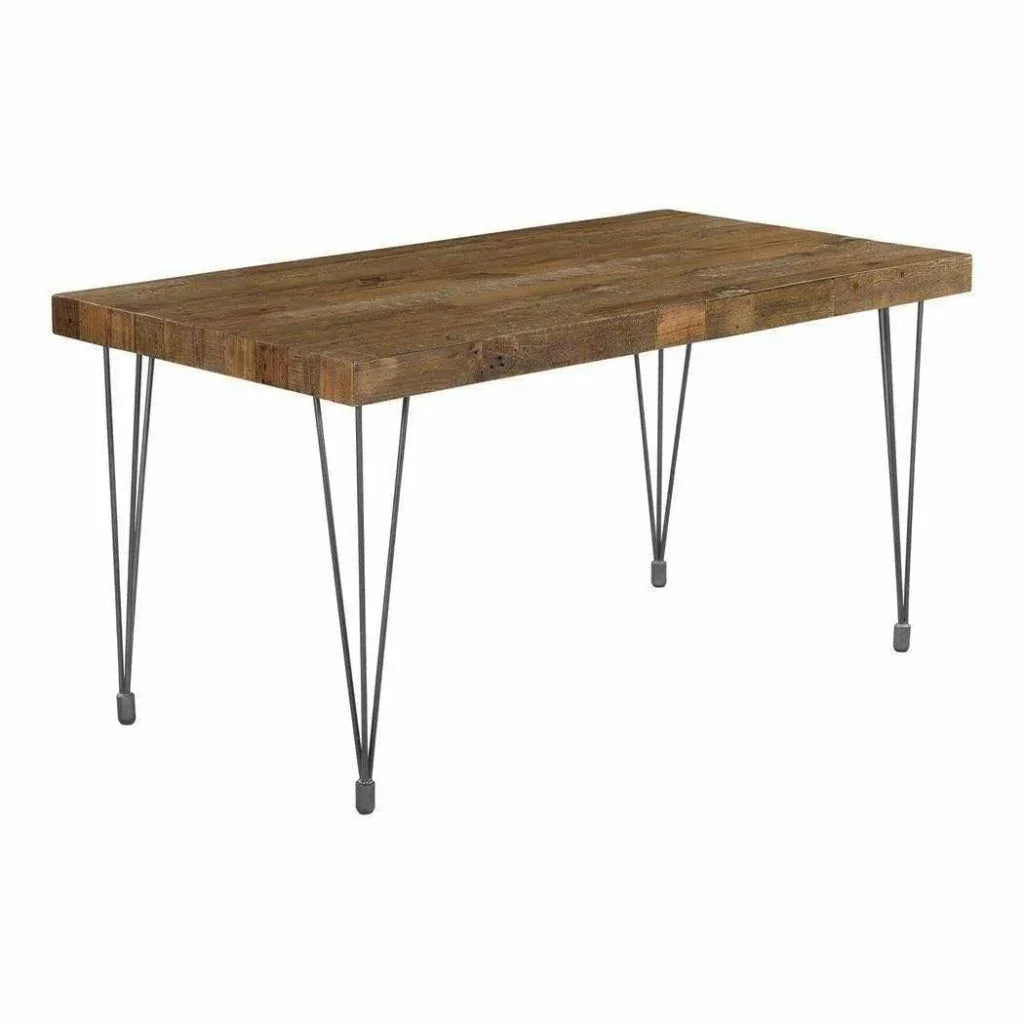 Reclaimed Wood Dining Table-Dining Tables-Moe's Home-LOOMLAN