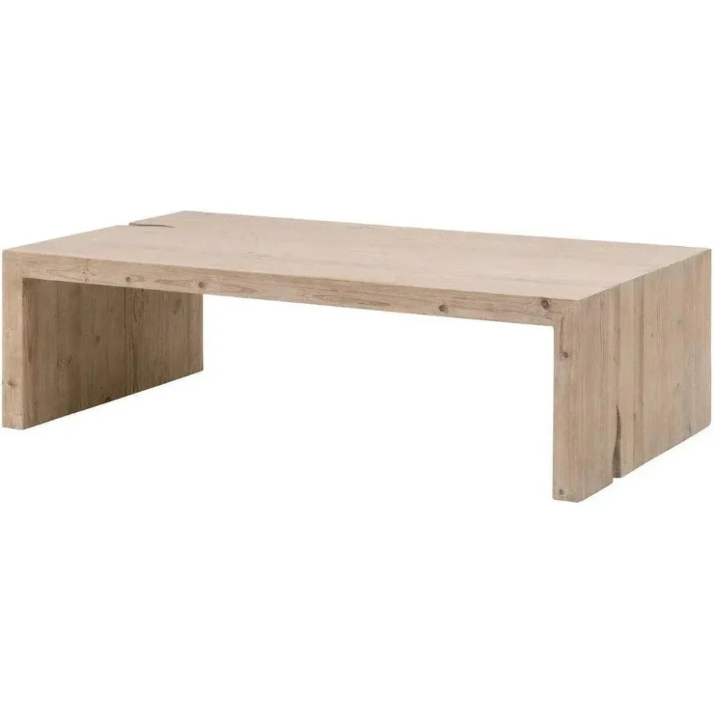 Reclaimed Wood Rectangle Coffee Table - LOOMLAN - Essentials For Living - Coffee Tables