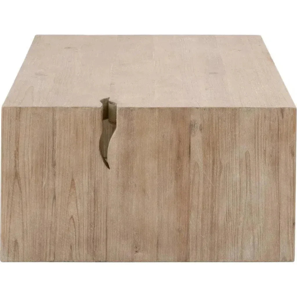 Reclaimed Wood Rectangle Coffee Table - LOOMLAN - Essentials For Living - Coffee Tables