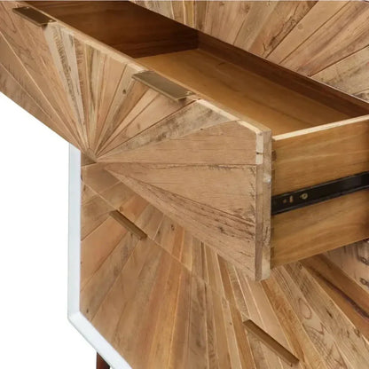 Reclaimed Wood White Casablanca 5 Drawer Chest - LOOMLAN - LH Imports - Chests