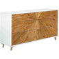 Reclaimed Wood White Casablanca 6 Drawer Dresser - LOOMLAN - LH Imports - Dressers