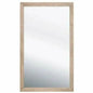Rectangle Bevel Floor Mirror Natural Gray Acacia-Floor Mirrors-Essentials For Living-LOOMLAN