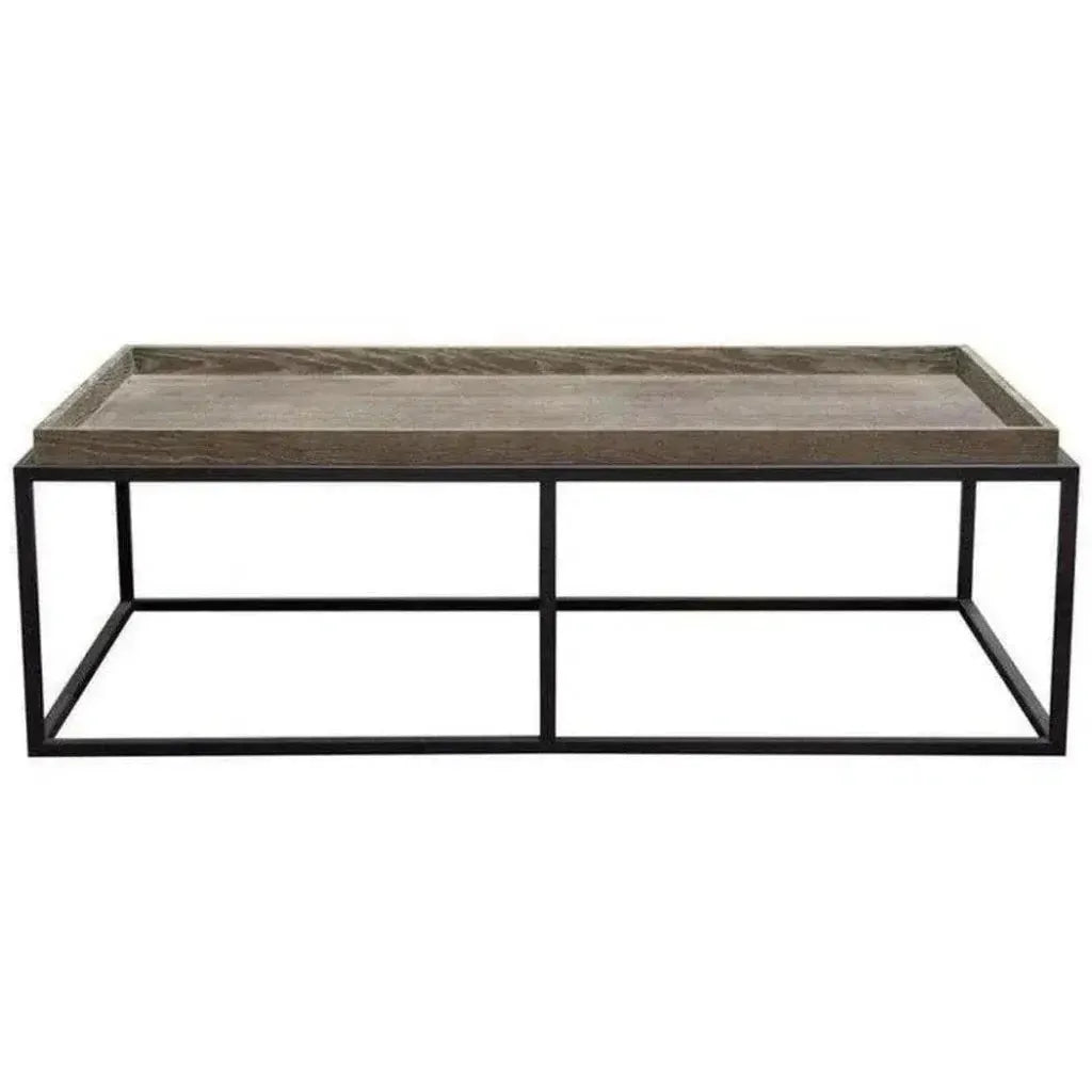 Rectangle Cocktail Table Rustic Oak - LOOMLAN - Diamond Sofa - Coffee Tables