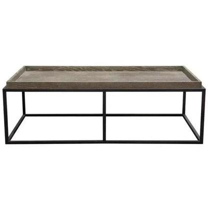 Rectangle Cocktail Table Rustic Oak - LOOMLAN - Diamond Sofa - Coffee Tables