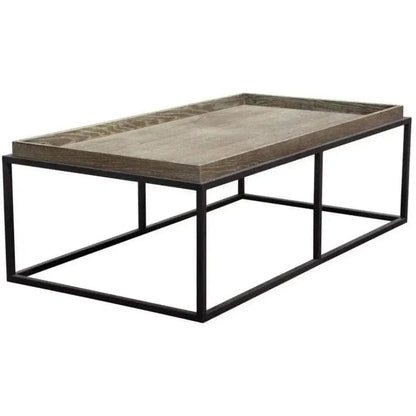 Rectangle Cocktail Table Rustic Oak - LOOMLAN - Diamond Sofa - Coffee Tables