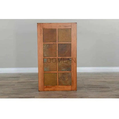 Rectangular Coffee Table Slate 2 Drawers - LOOMLAN - Sunny D - Coffee Tables