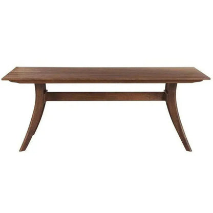 Rectangular Dining Table Brown Mid-Century-Dining Tables-Moe's Home-LOOMLAN