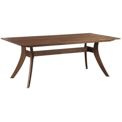 Rectangular Dining Table Brown Mid-Century-Dining Tables-Moe's Home-LOOMLAN
