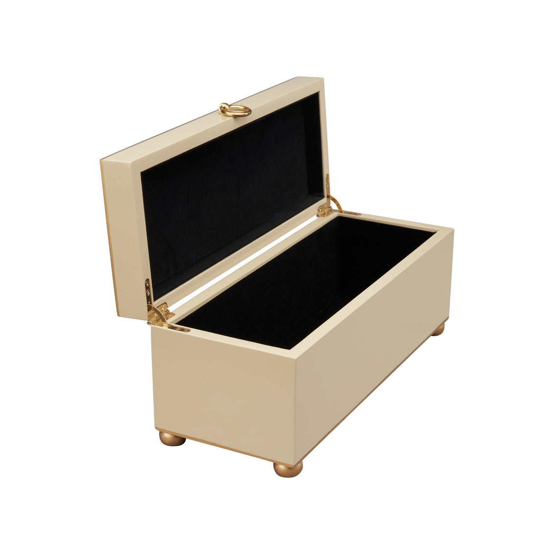 Rectangular Hand Painted Wood Box