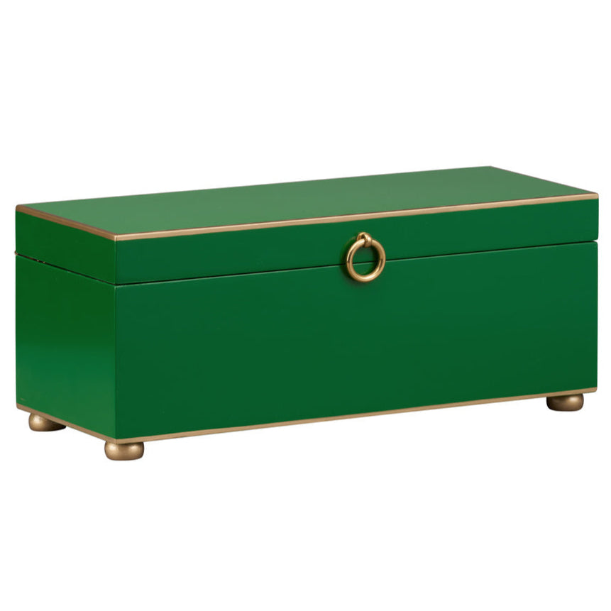 Rectangular Hand Painted Wood Box