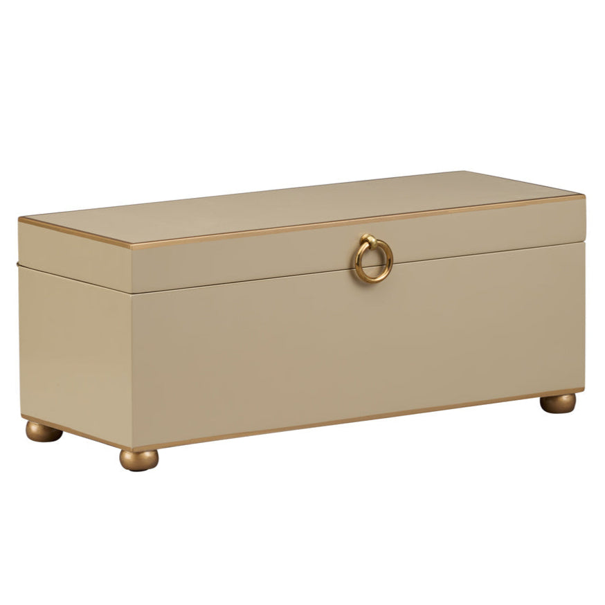 Rectangular Hand Painted Wood Box