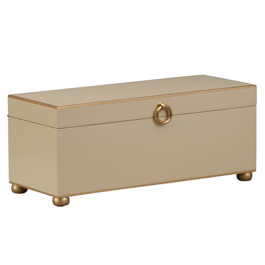 Rectangular Hand Painted Wood Box