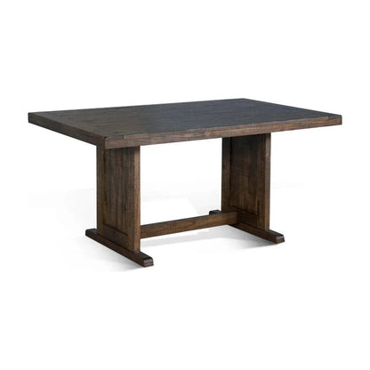 Rectangular Kitchen Table Set 4 Dining Chairs-Dining Table Sets-Sunny D-LOOMLAN