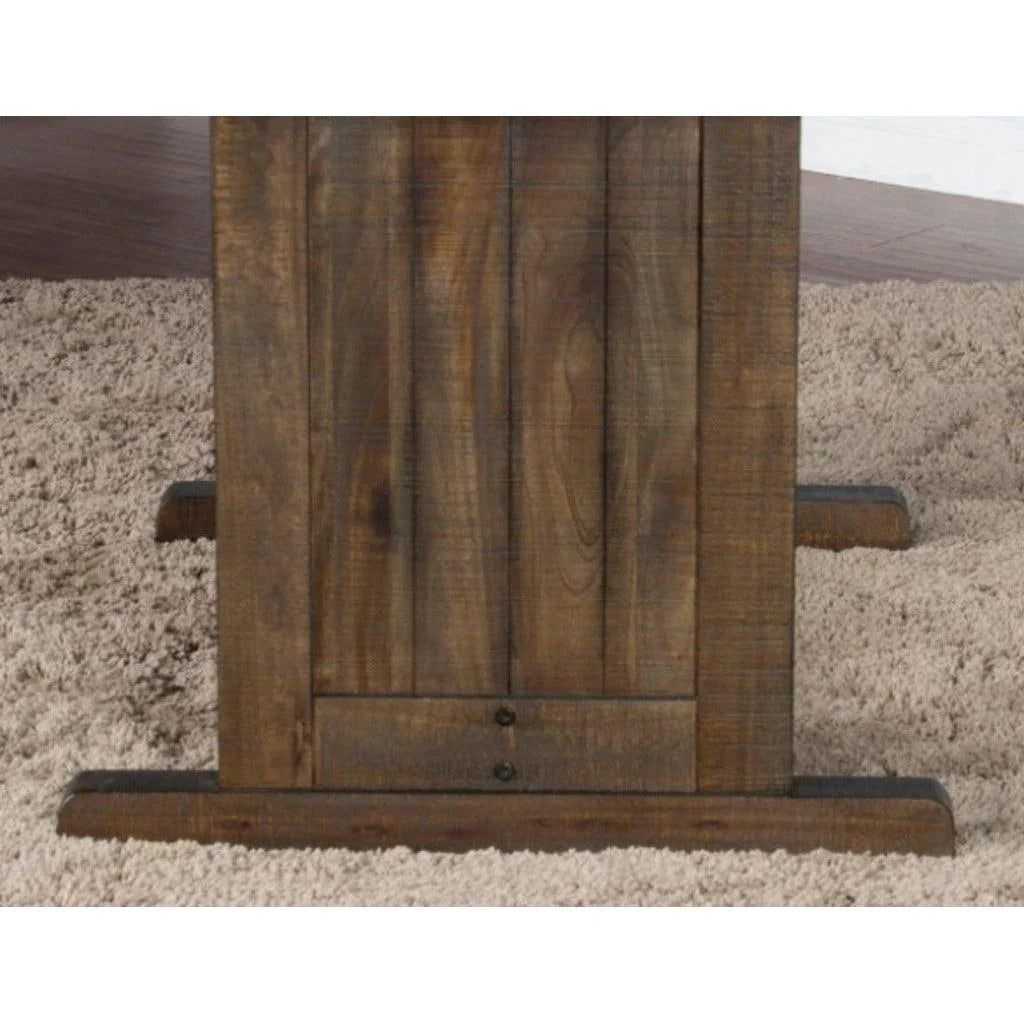 Rectangular Kitchen Table Set 4 Dining Chairs-Dining Table Sets-Sunny D-LOOMLAN