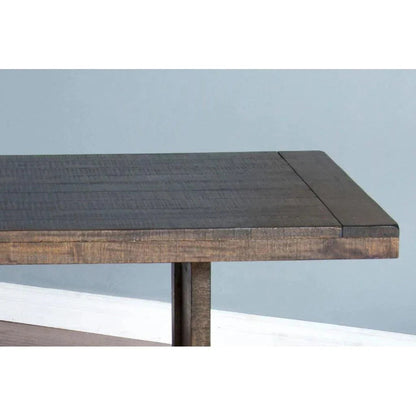 Rectangular Kitchen Table Set 4 Dining Chairs-Dining Table Sets-Sunny D-LOOMLAN