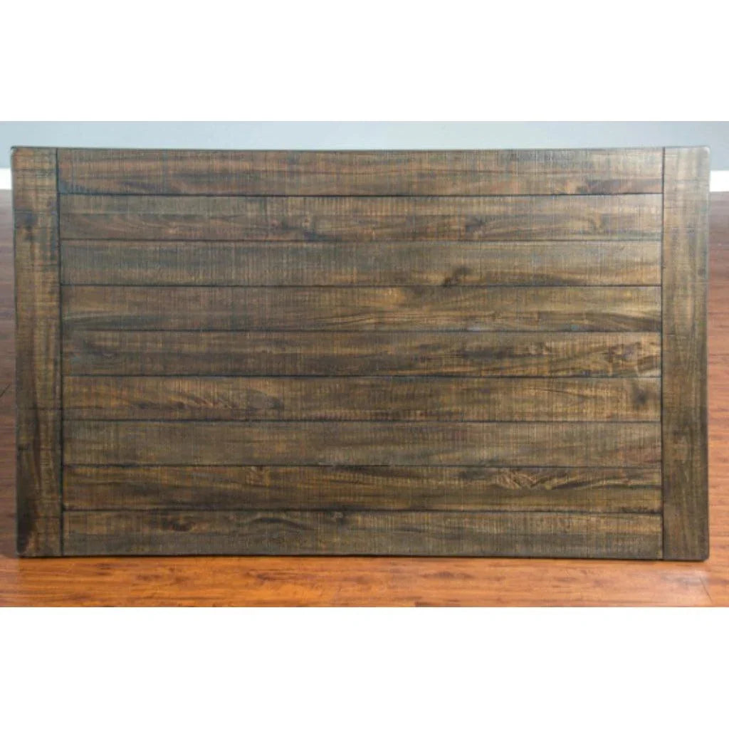 Rectangular Kitchen Table Set 4 Dining Chairs-Dining Table Sets-Sunny D-LOOMLAN