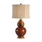 Red Gourd Hand Decorated Table Lamp - LOOMLAN - Wildwood - Table Lamps